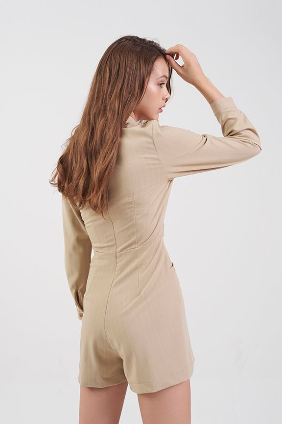 Jumpsuit đắp chéo cổ danton