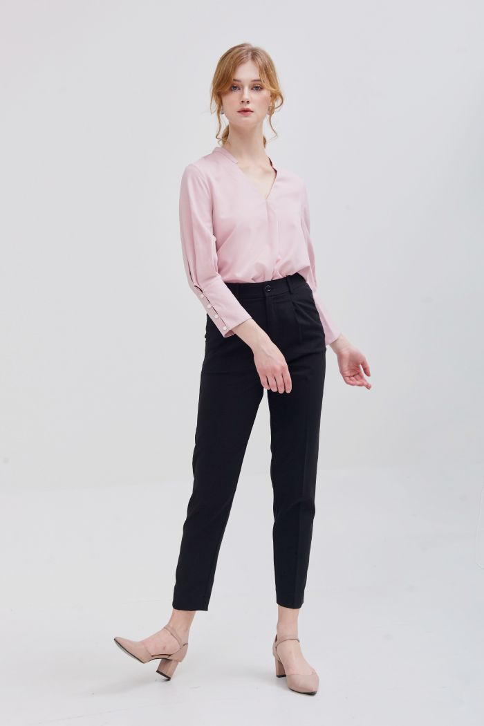 Quần dài xếp 2 ly cơ bản