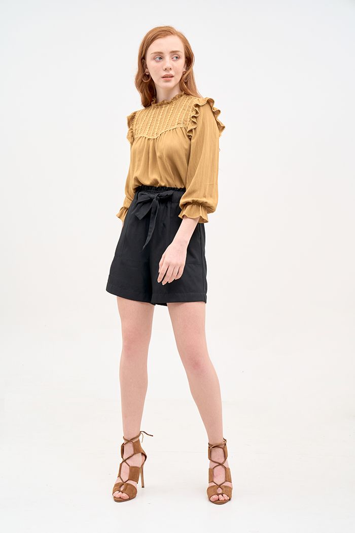 Quần short lưng thun 2 túi đắp