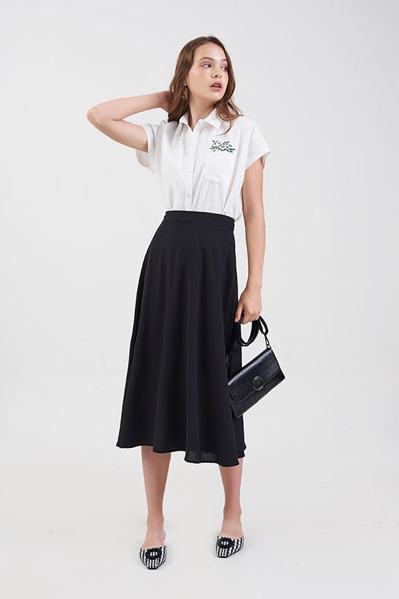 Váy midi basic fall 18