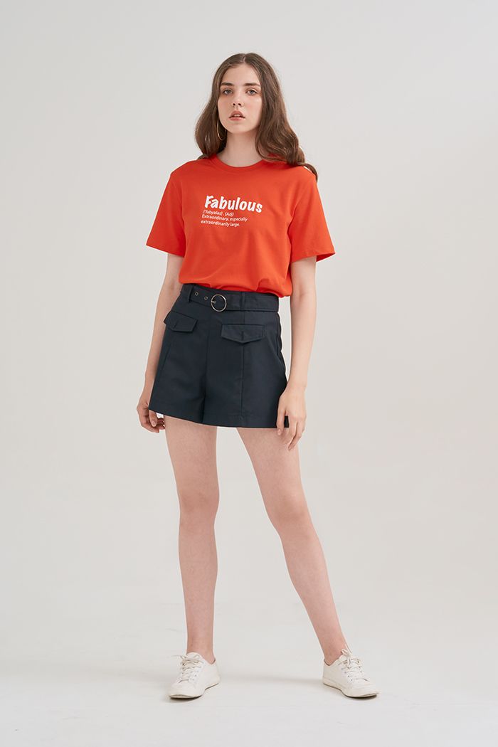 Quần short 2 túi mổ kèm nịch