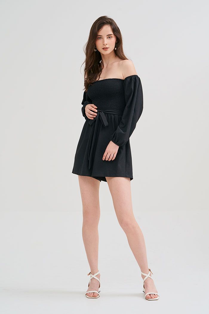 Jumpsuit chạy moking thân trên kèm 2 tay