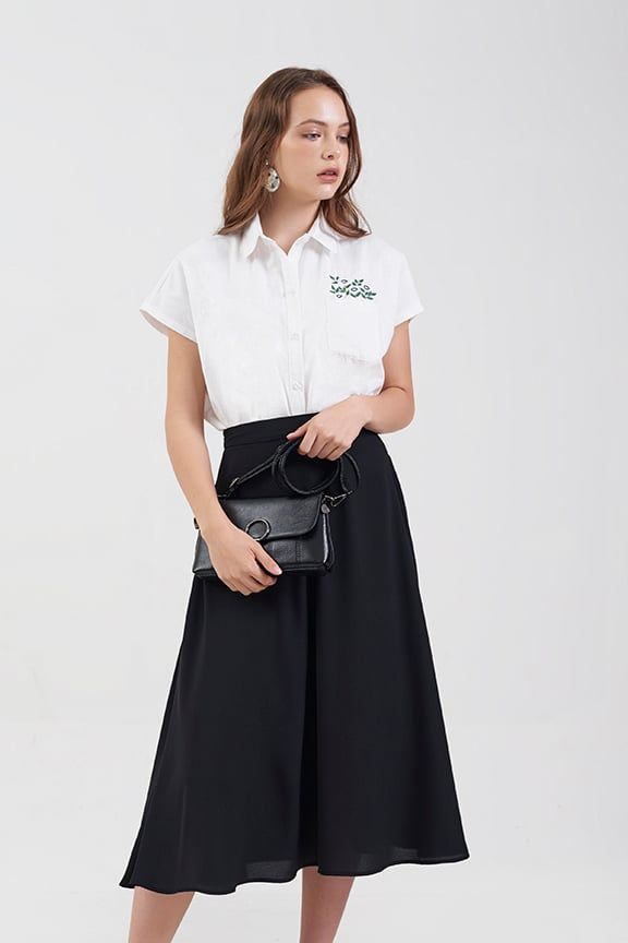  Váy midi basic fall18 