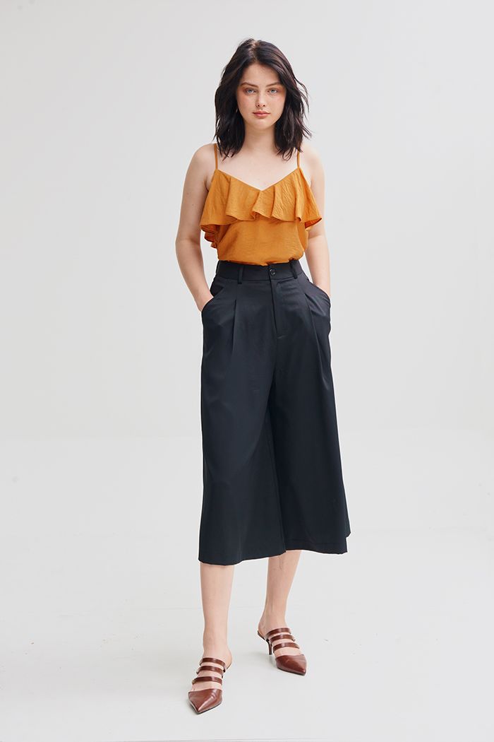 Quần cullote xếp 2 li basic ss1901