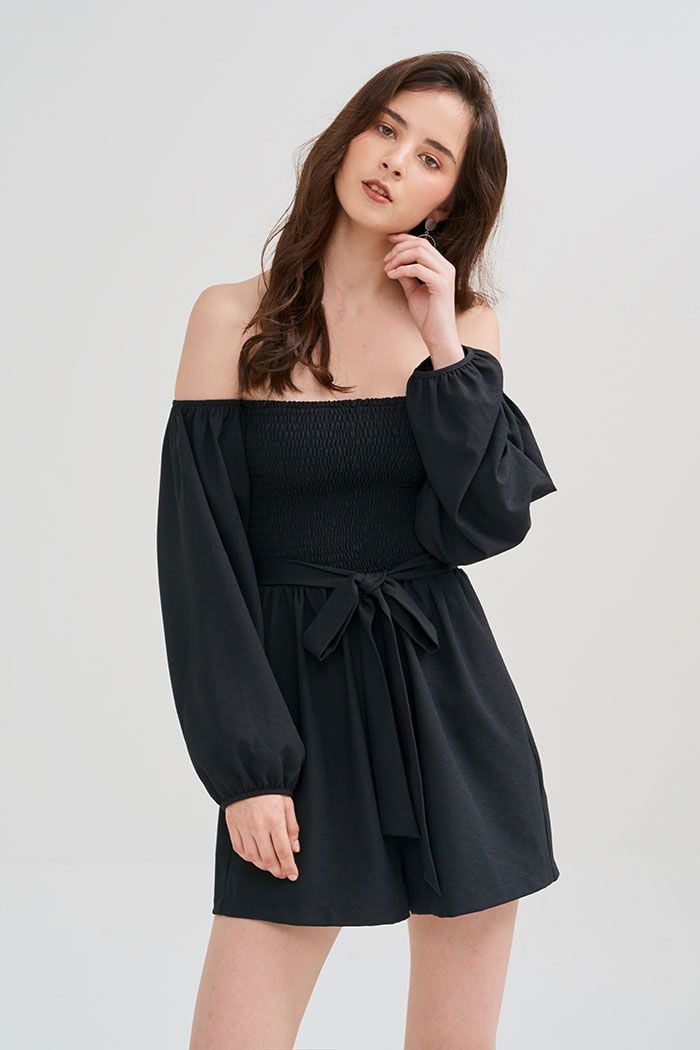 Jumpsuit chạy moking thân trên kèm 2 tay