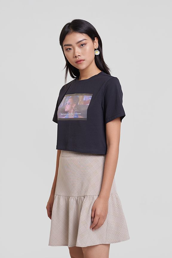 Áo croptop in sub