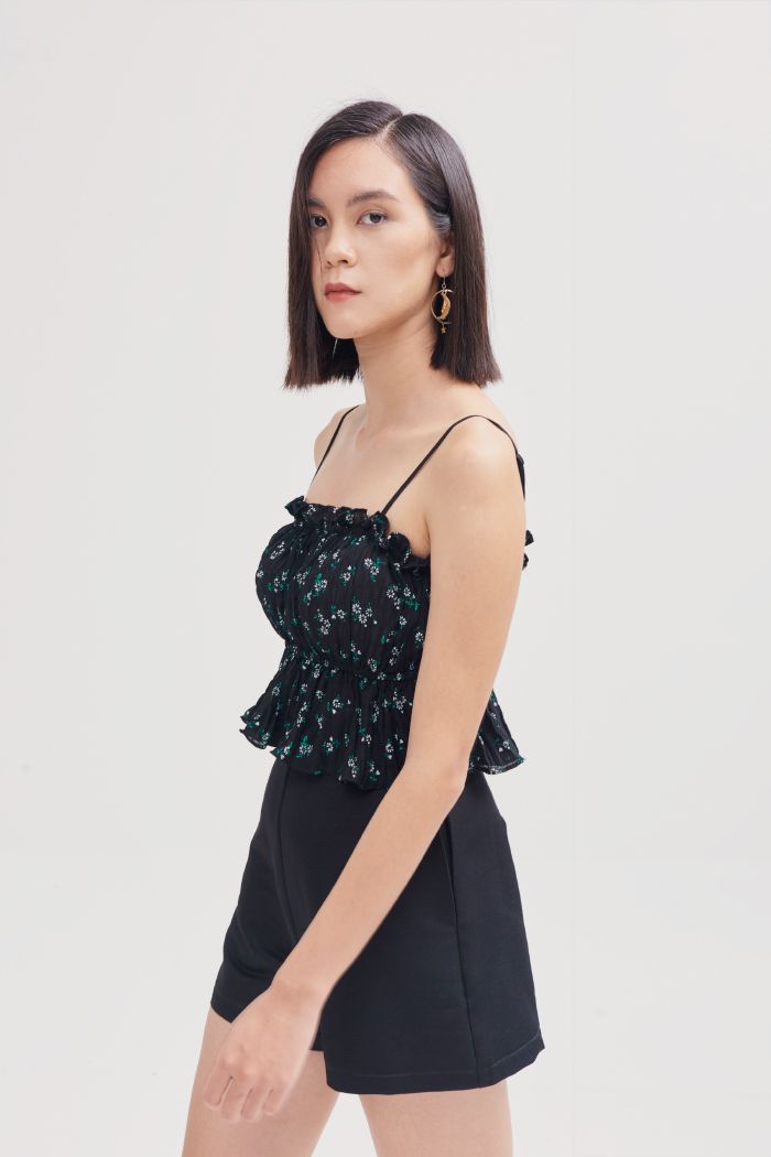 Quần short trơn basic túi hông