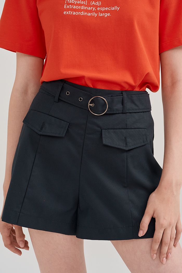 Quần short 2 túi mổ kèm nịch