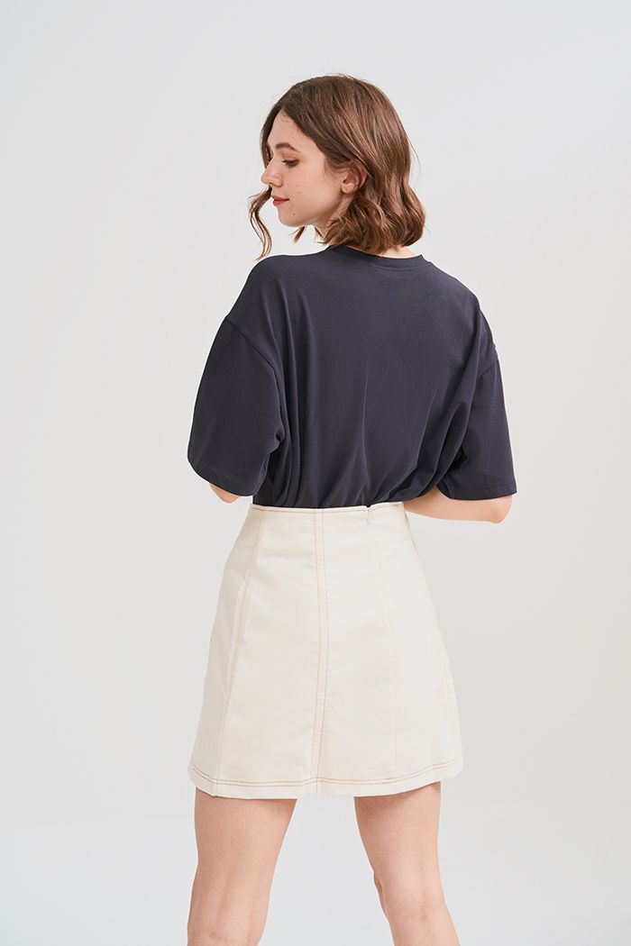 Áo thun oversize in slogan summer lover
