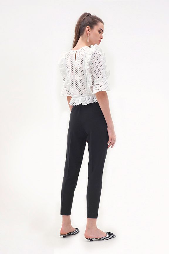 Quần cơ bản xếp li trước fall18