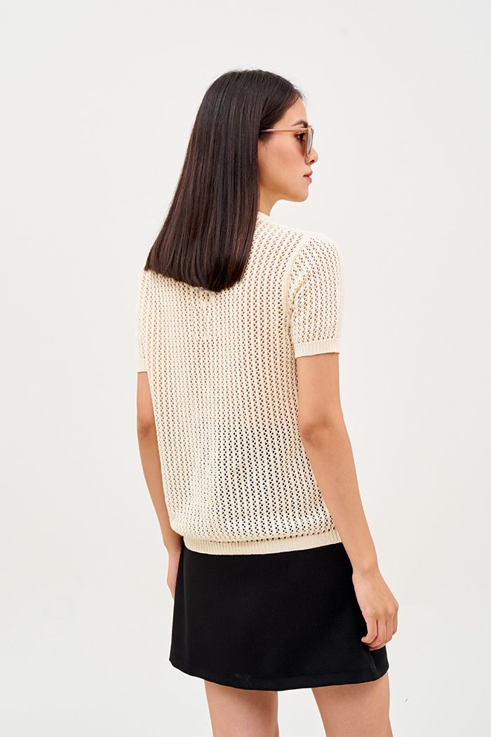 Váy Khaki nẹp nút túi hộp