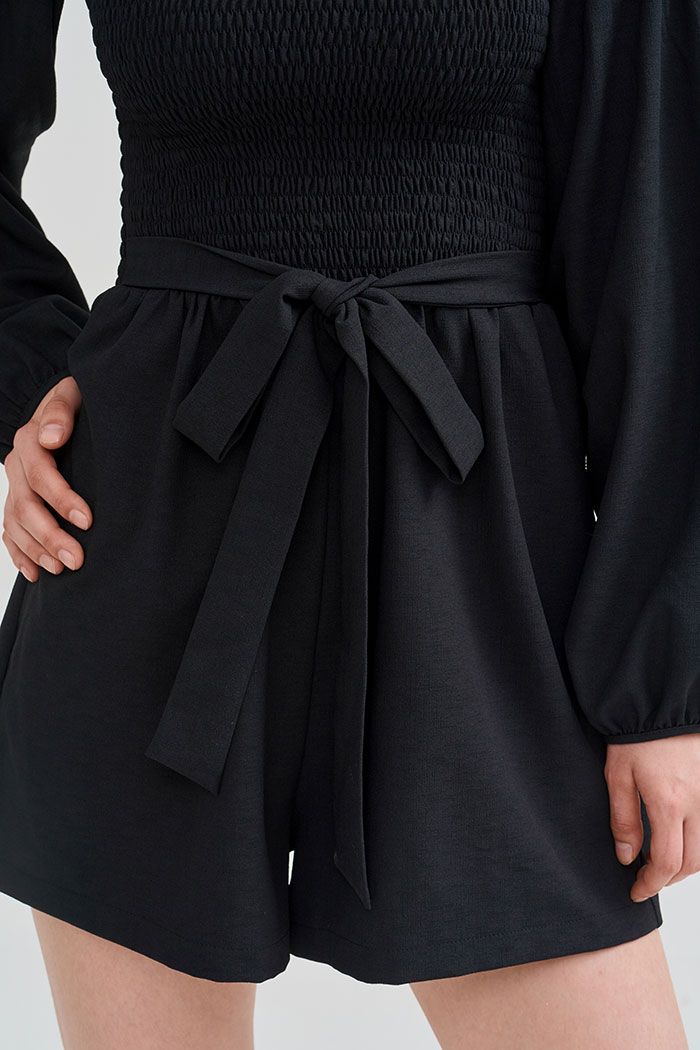 Jumpsuit chạy moking thân trên kèm 2 tay