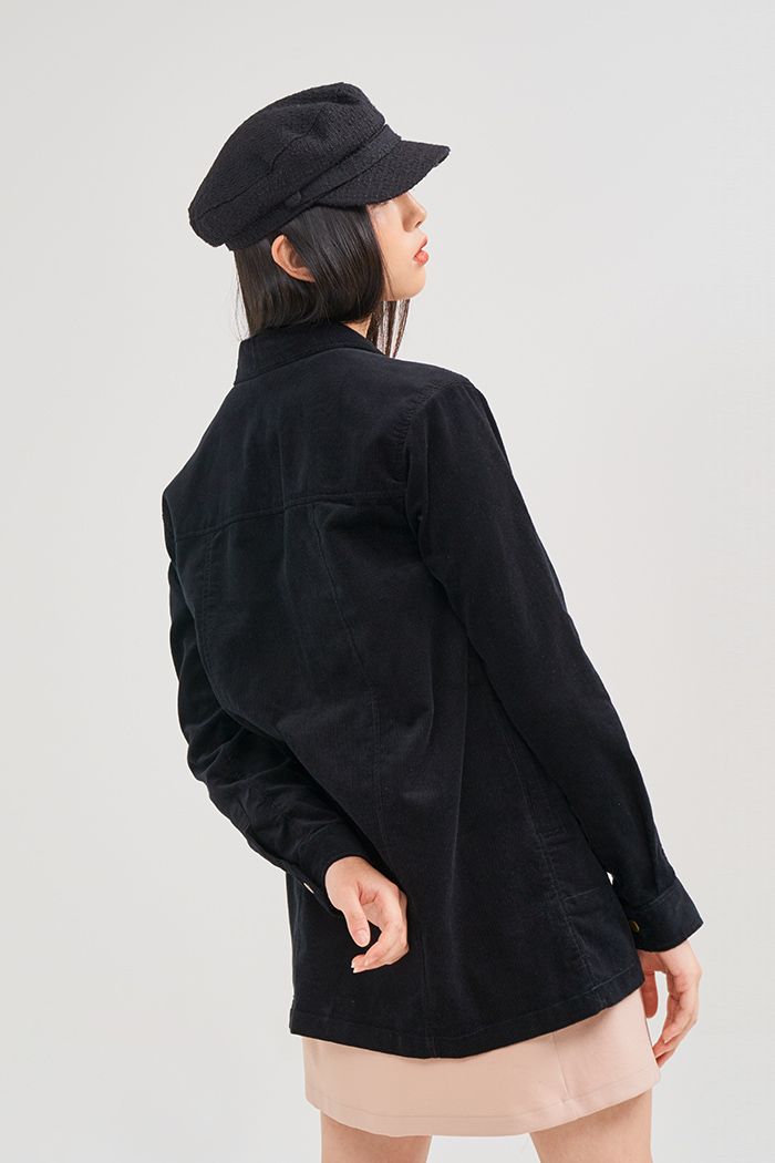 Áo khoác khaki tay dài form rộng 4 túi