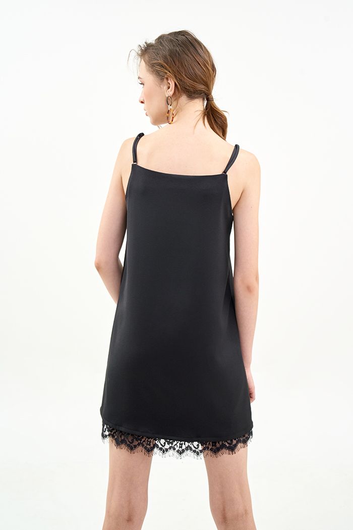 Đầm sleepdress 2 dây phối ren