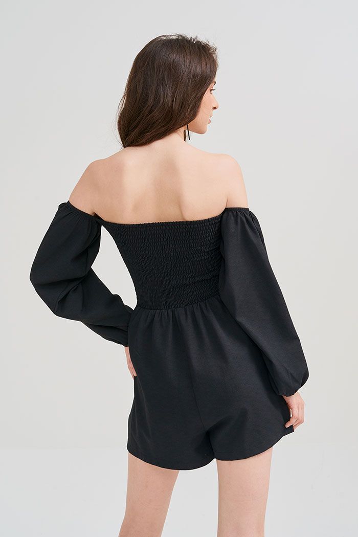 Jumpsuit chạy moking thân trên kèm 2 tay