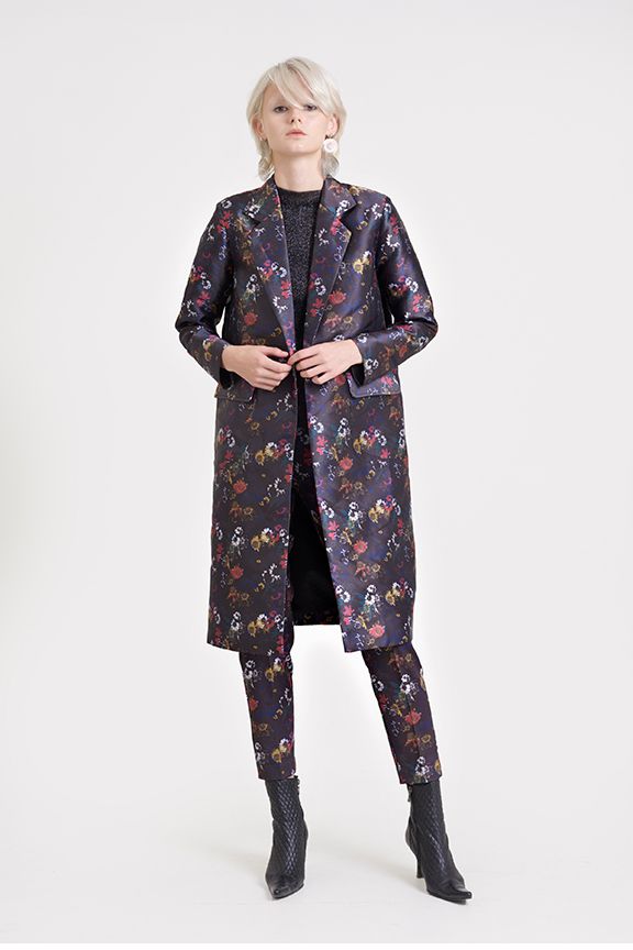 Áo mangto hoạ tiết F/W18