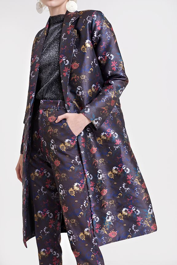 Áo mangto hoạ tiết F/W18