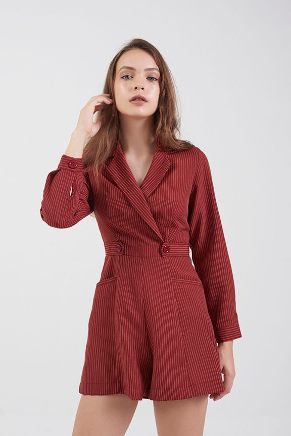 Jumpsuit đắp chéo cổ danton