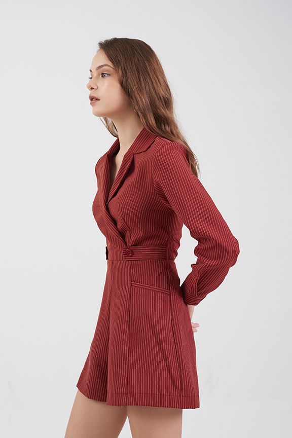Jumpsuit đắp chéo cổ danton