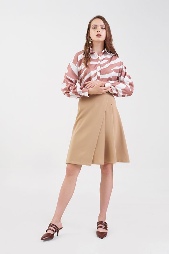 Áo sơmi hoạ tiết thiết kế zebra