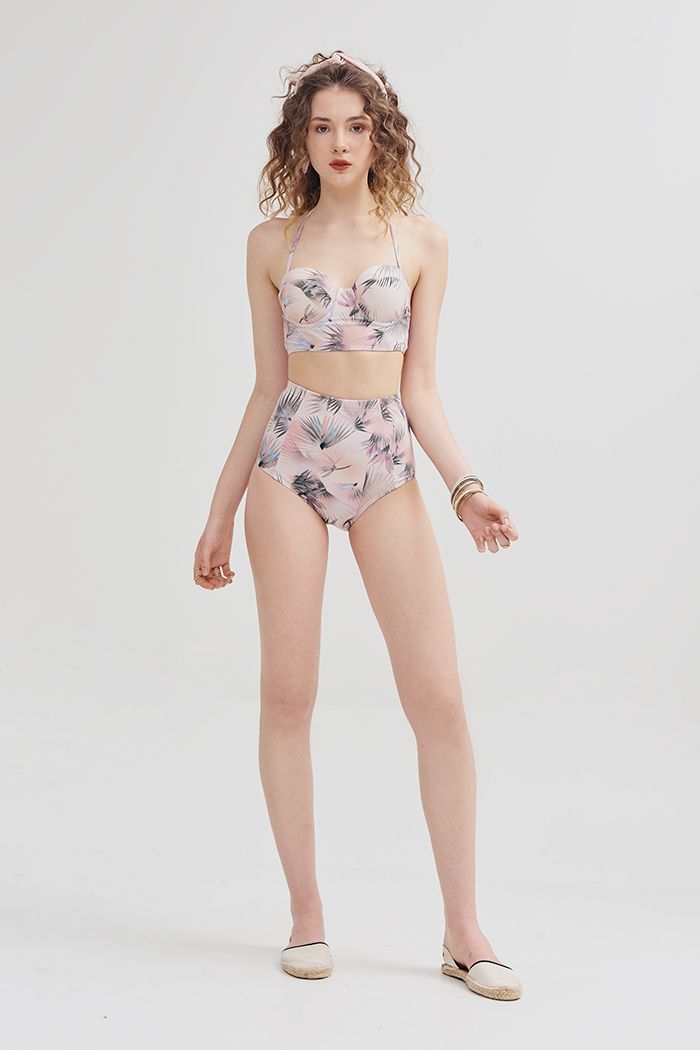 Đồ bơi 2 mảnh in hoạ tiết ss19