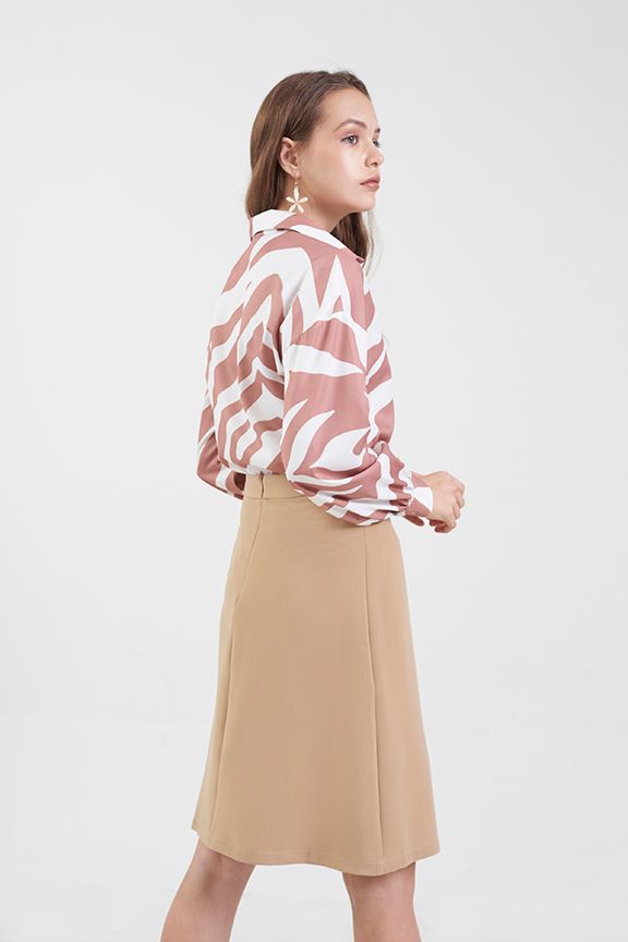 Áo sơmi hoạ tiết thiết kế zebra