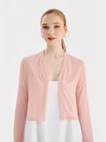  Áo cardigan cổ V tay dài 