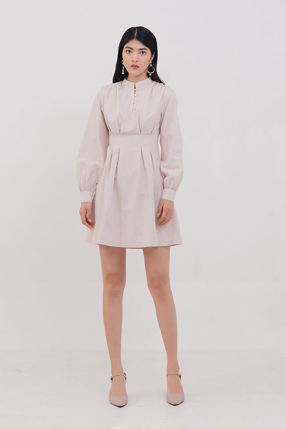 Đầm linen chít ben eo tay lỡ
