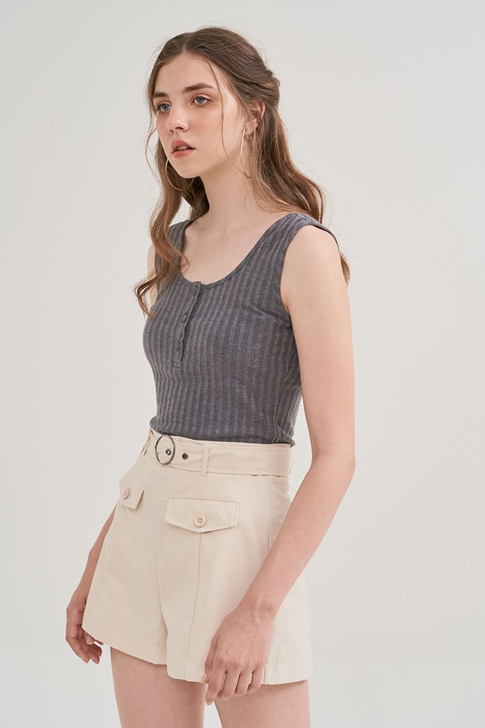 Quần short 2 túi mổ kèm nịch