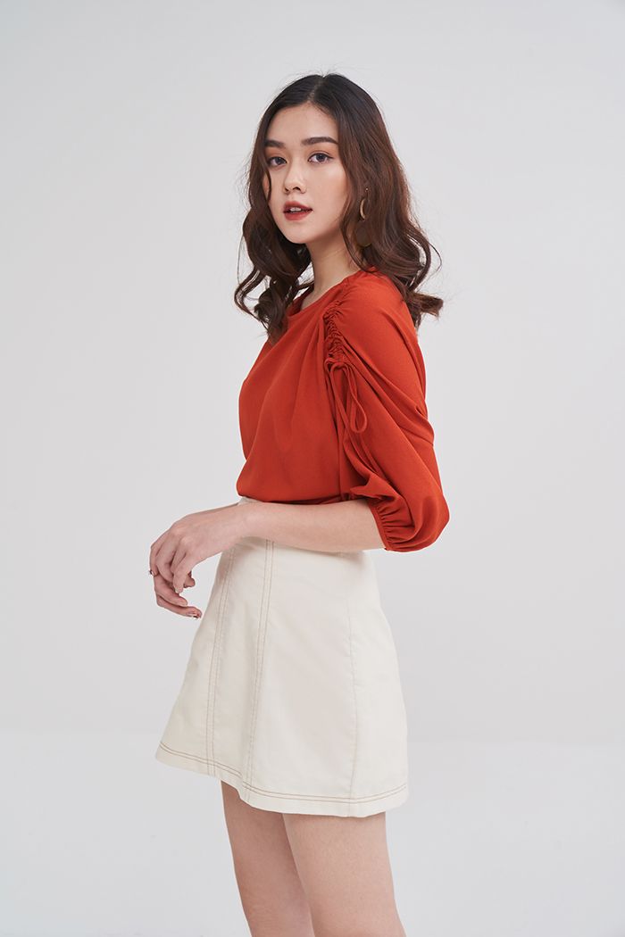 Váy A cơ bản diễu chỉ 3 li ss19