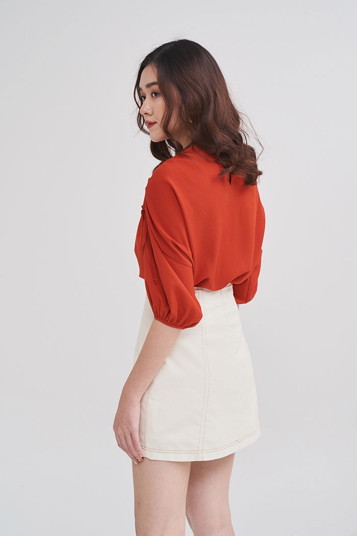 Váy A cơ bản diễu chỉ 3 li ss19