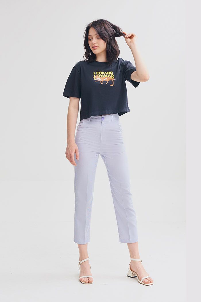 Quần sọc dài form cơ bản lật lai