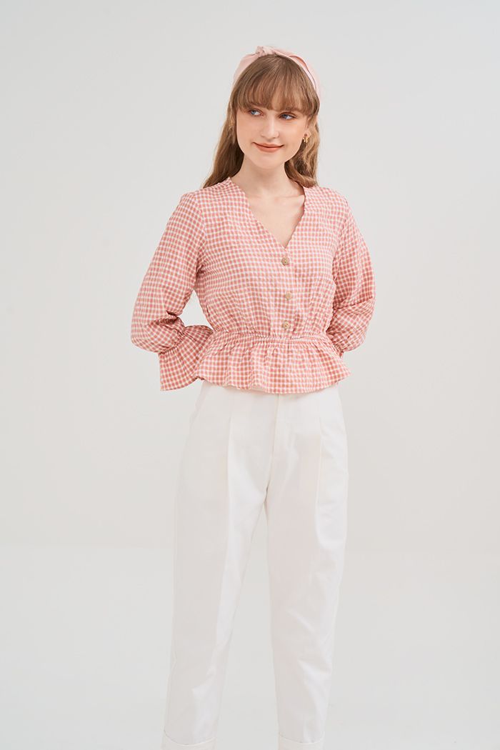 Quần khaki dầy xếp li lật lai