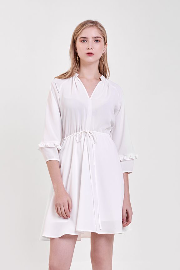 Đầm thun eo tay cách điệu