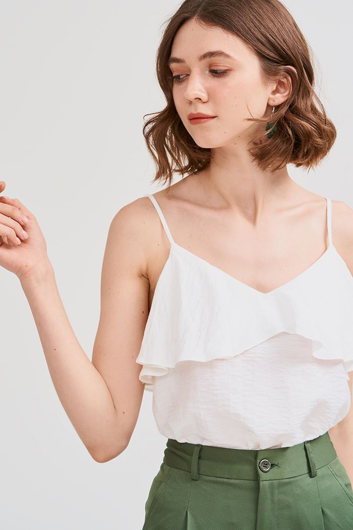 Áo 2 dây bèo ngực cơ bản ss19