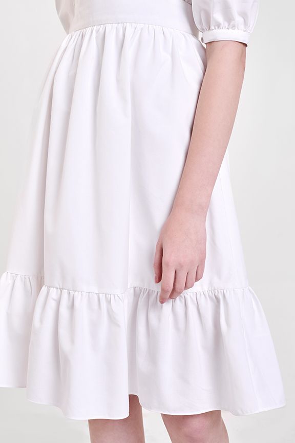Đầm 2 dây tay lỡ bèo tùng