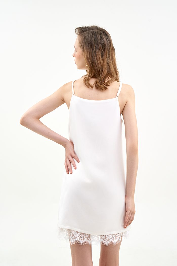 Đầm sleepdress 2 dây phối ren