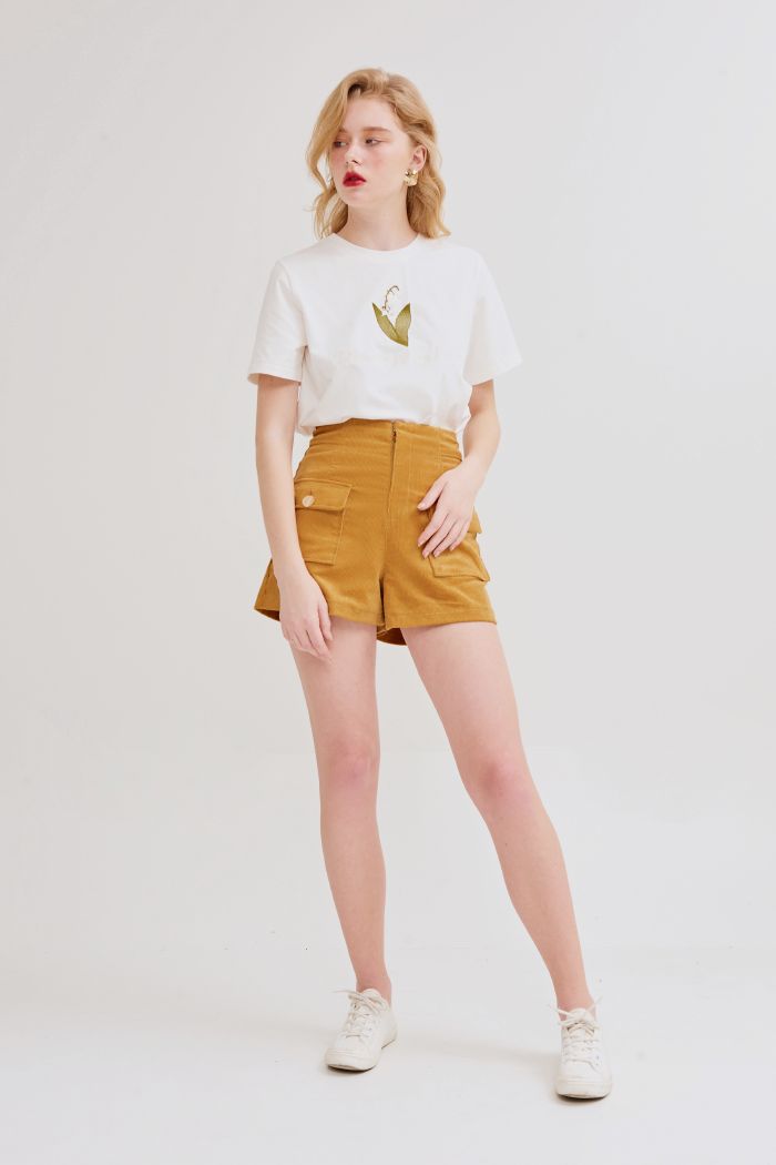 Quần short khaki 2 túi hộp