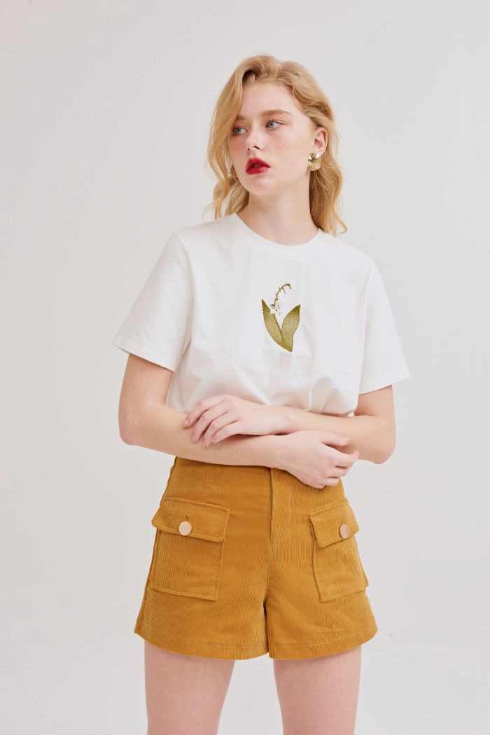 Quần short khaki 2 túi hộp