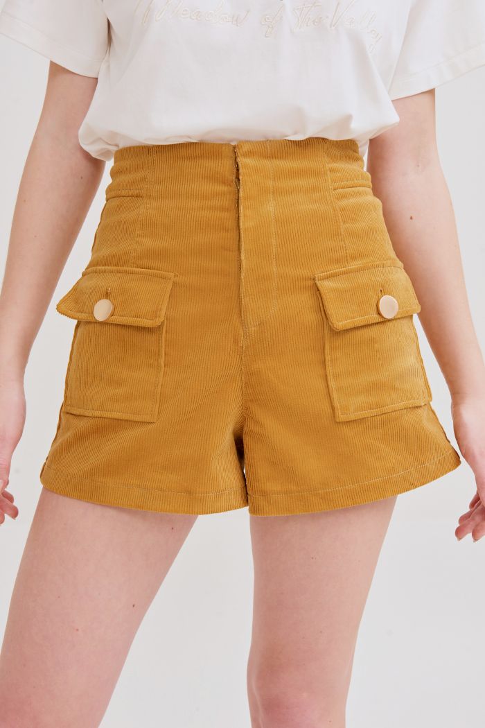 Quần short khaki 2 túi hộp