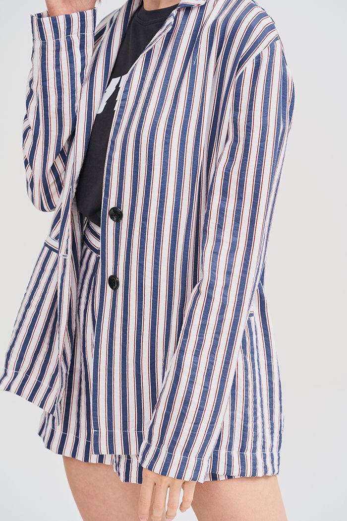 Áo vest sọc 1 lớp ss19