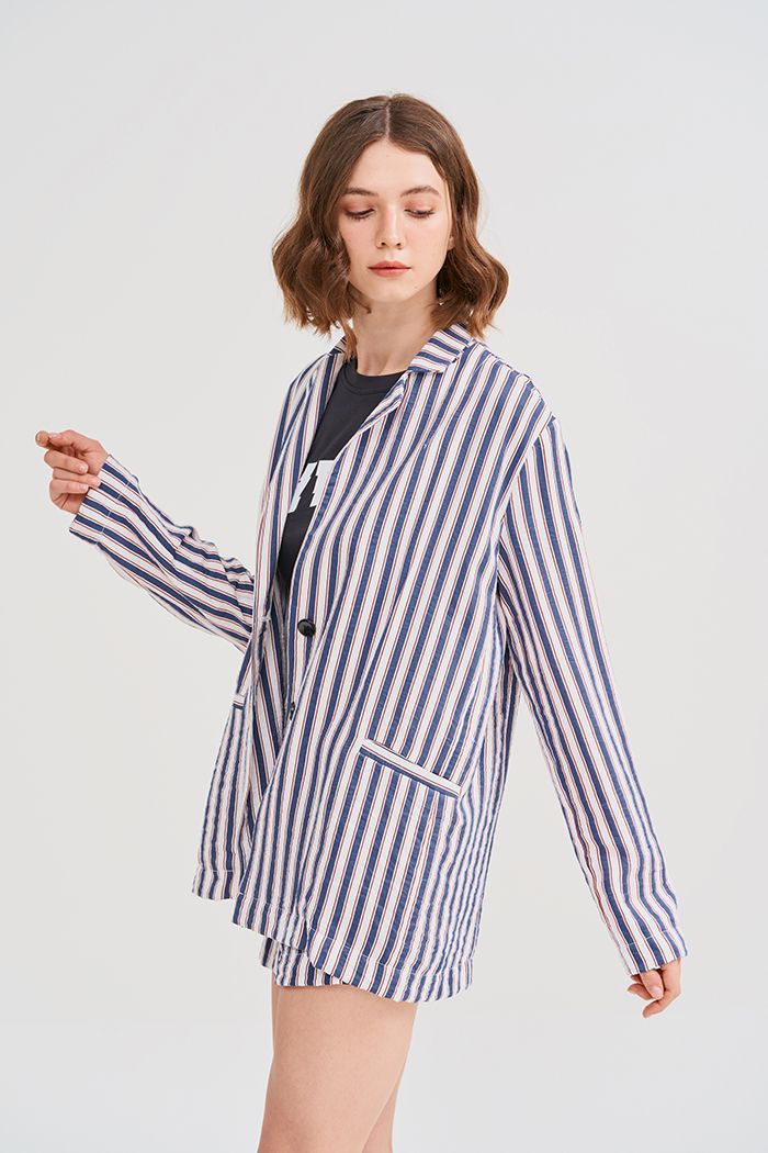 Áo vest sọc 1 lớp ss19