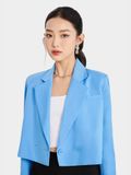  Áo cropped blazer tay dài cài nút 