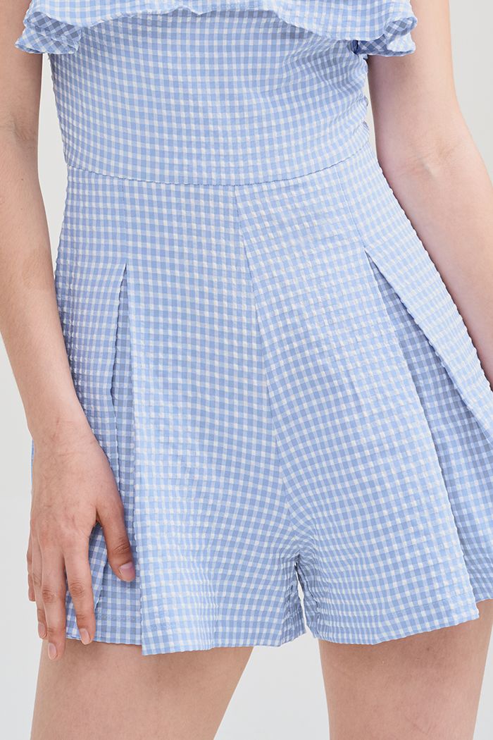 Jumpsuit caro bèo 2 tầng