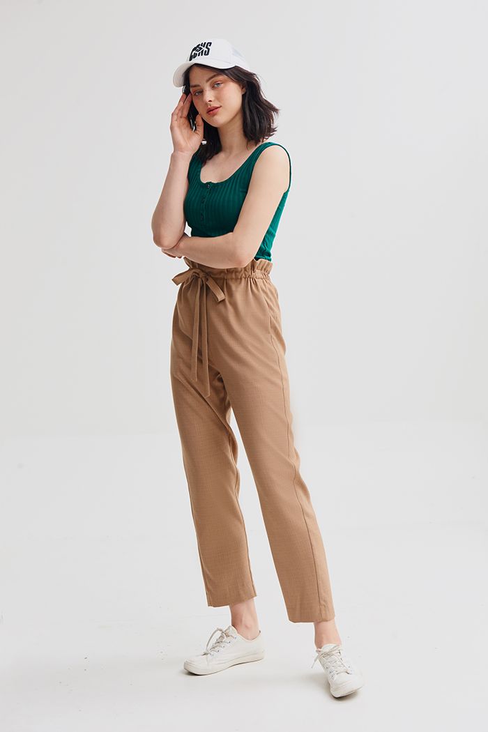 Áo thun 3 lỗ cổ tròn nẹp nút