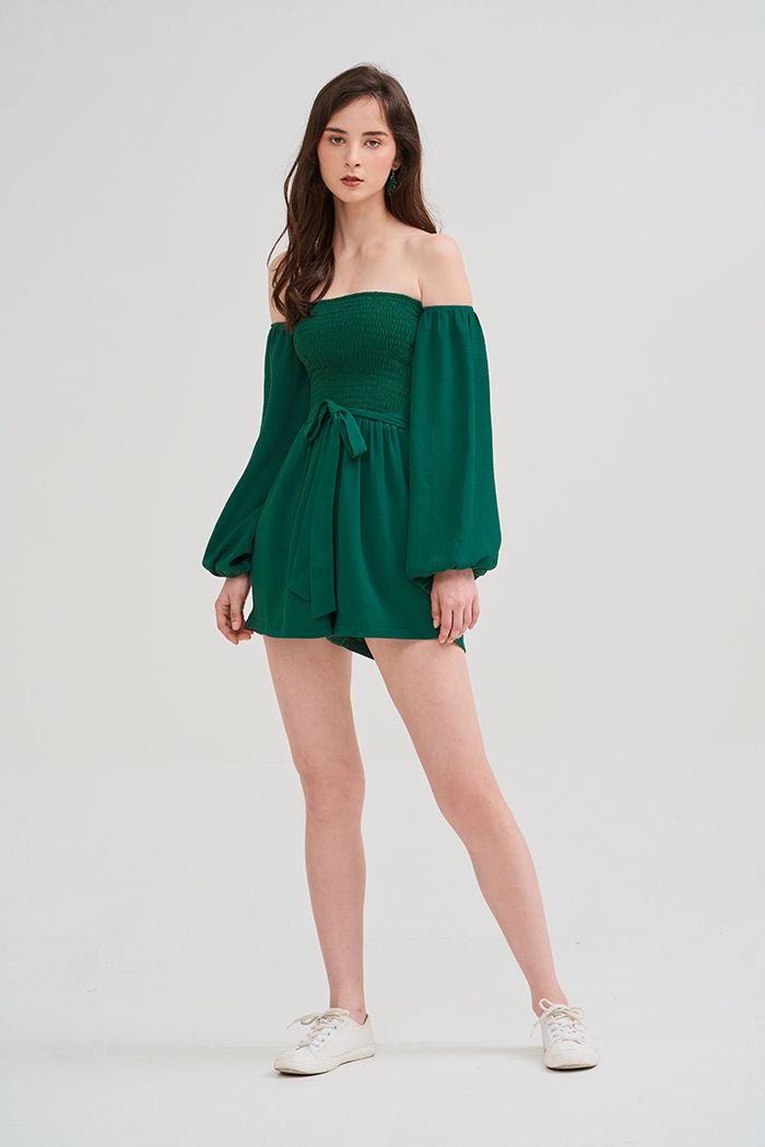 Jumpsuit chạy moking thân trên kèm 2 tay