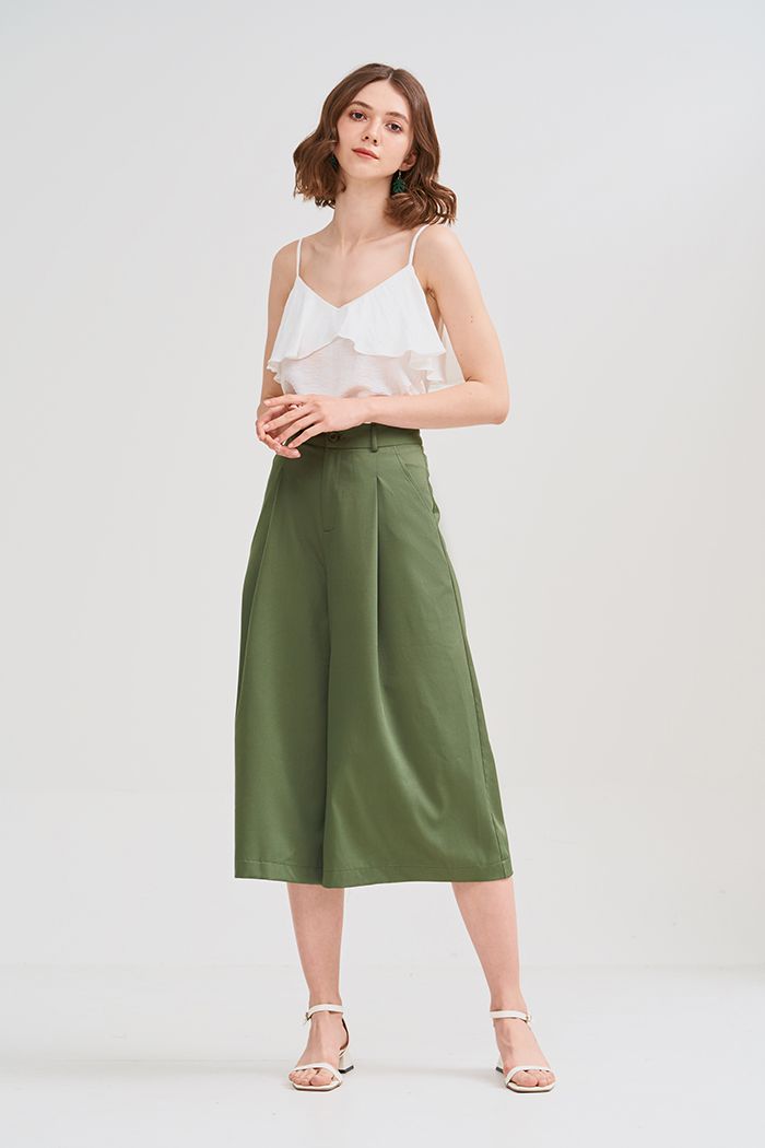 Quần cullote xếp 2 li basic ss1901