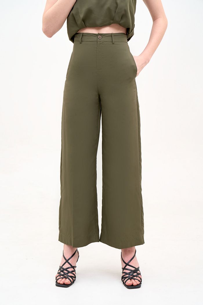 Quần ống suông lưng cao fall19