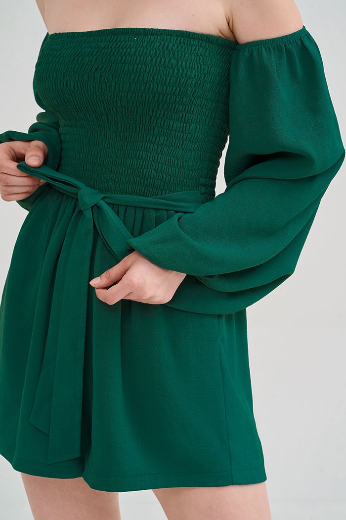 Jumpsuit chạy moking thân trên kèm 2 tay