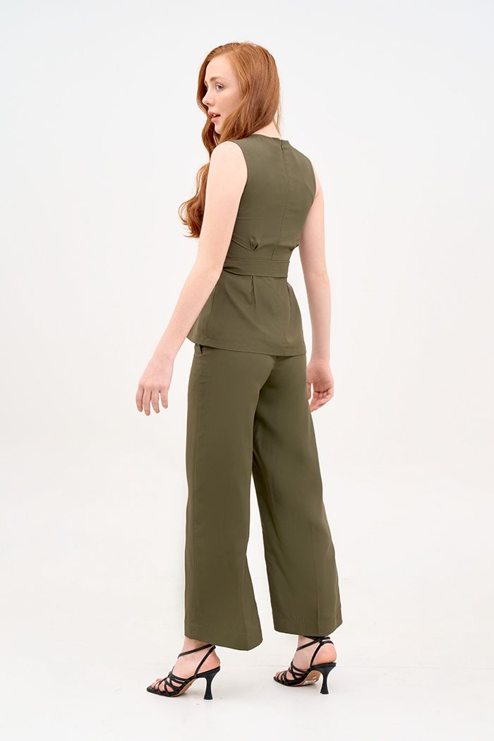 Quần ống suông lưng cao fall19